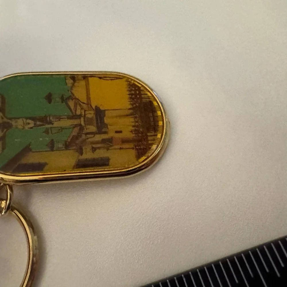 I Love Cordoba Keychain‎ Gold Tone Souvenir Travel Charm City Landmark